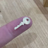 Mini yale gold key charm