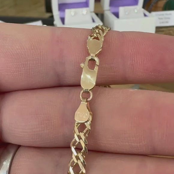 Pre-Loved Gold Double Curb Chain Video