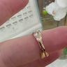 Vintage 9ct Three Colour Gold Trinity Ring – Interlocking Bands, 1989