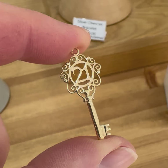 21st Birthday Gold Key Charm Video