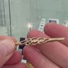 Yellow gold pre-loved art nouveau pin brooch video