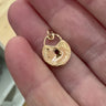 800 Gold Padlock Charm