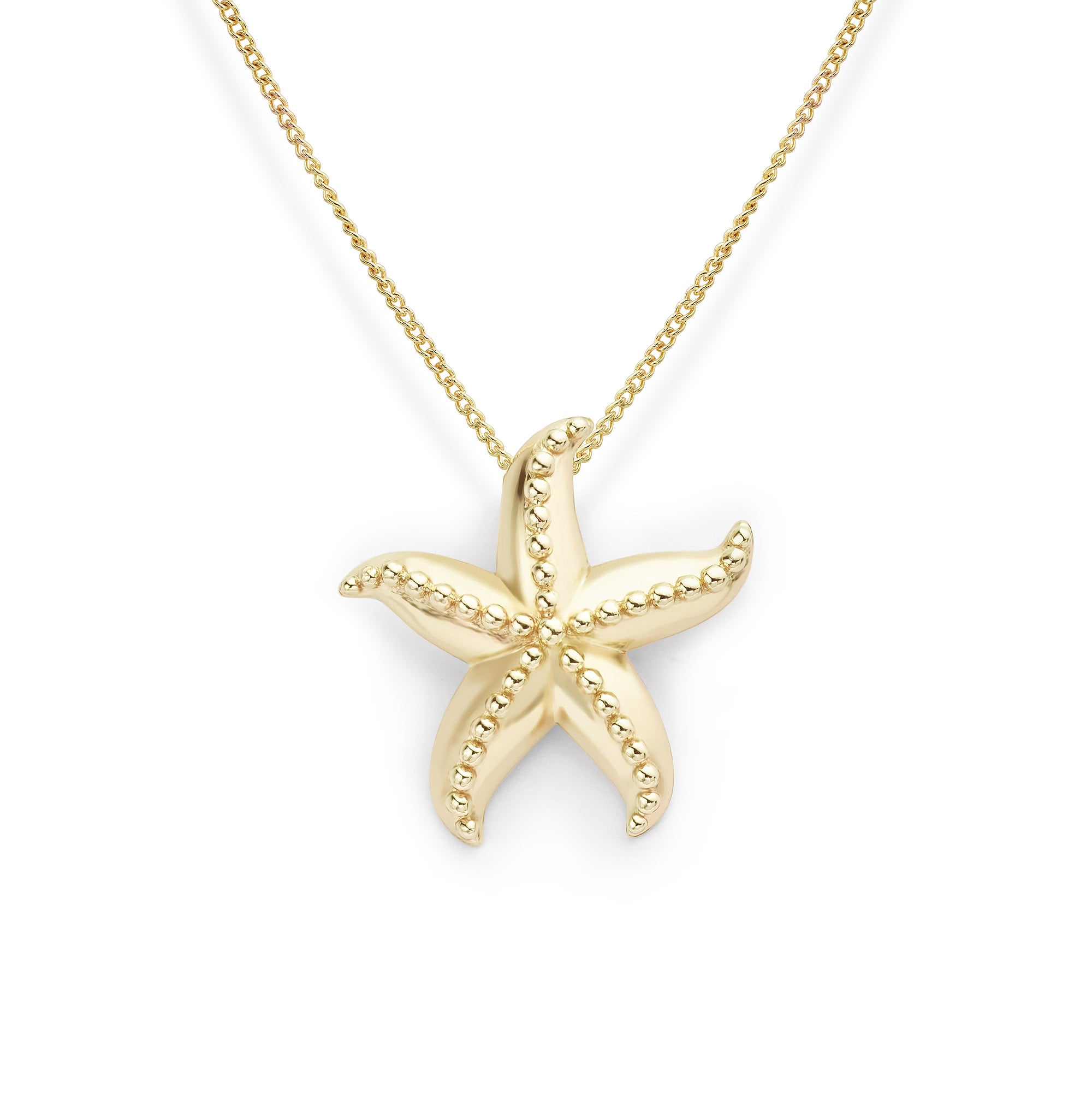 Gold Plated Starfish Necklace