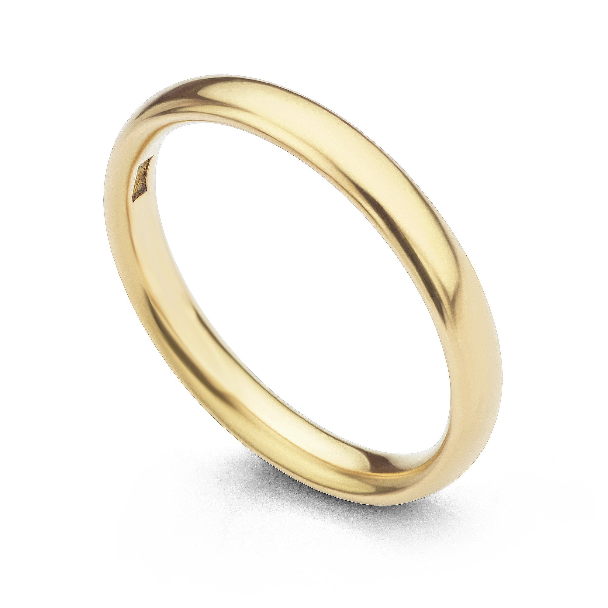 Pre-loved 3mm 18ct yellow gold wedding ring