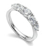 Pre loved palladium 5 stone cersei diamond ring